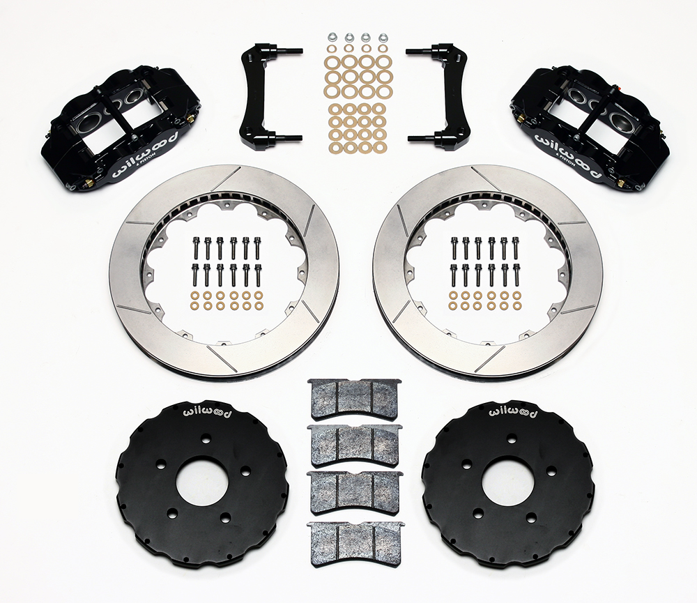 Wilwood Forged Narrow Superlite 6R Big Brake Front Brake Kit Drilled & Slotted 2005-2016 Toyota Tacoma (12.88